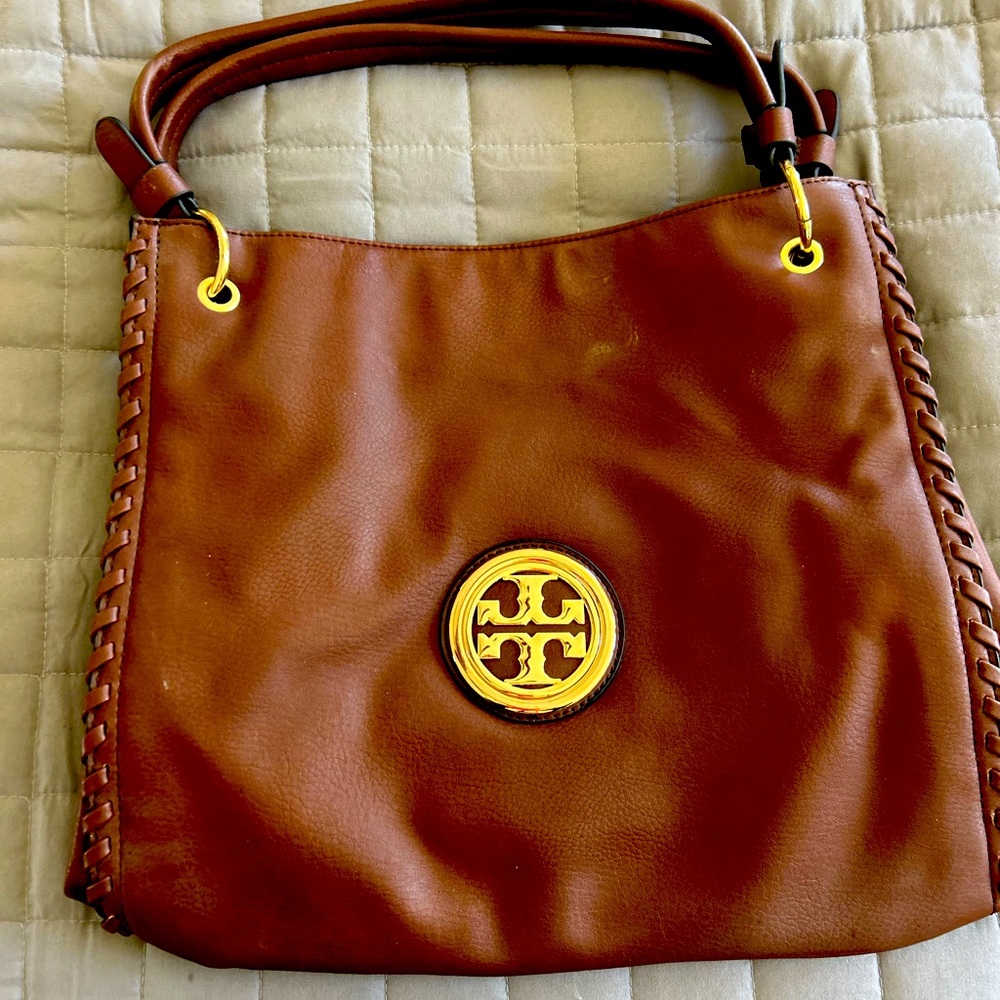 Beautiful brown and gold tote. Never used